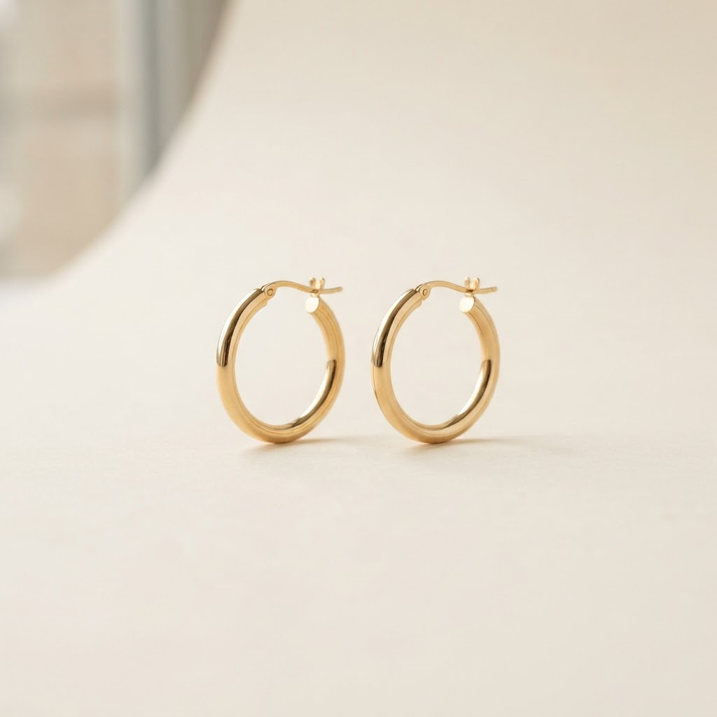 Gold Hoop Earrings